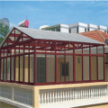 Aluminium Glass Sunroom with Skylight Roof Windows